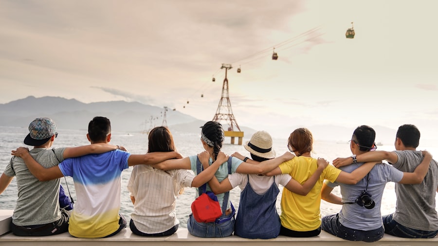 Students travelling to college